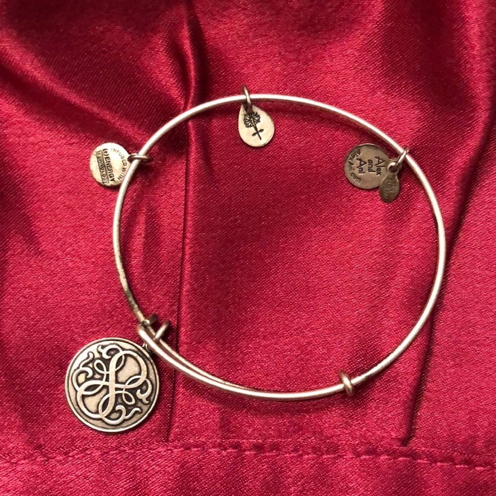Alex and Ani Path of Life sterling silver bracelet